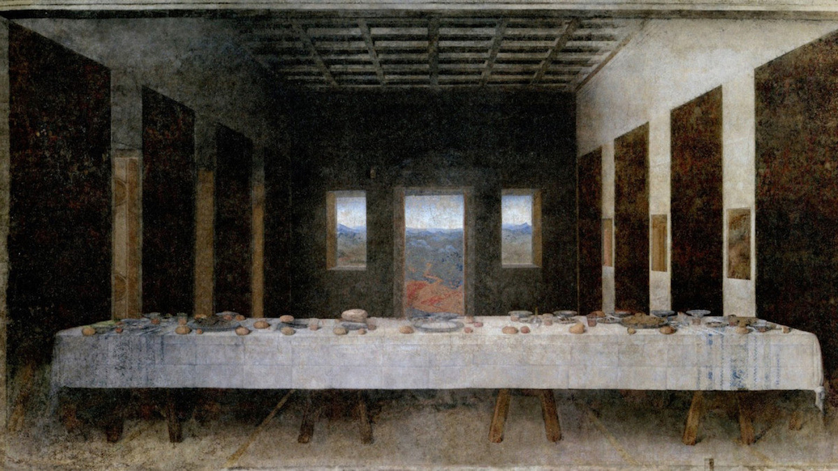 The Last Supper in the series “Hidden Spaces” by artist José Manuel Ballester.