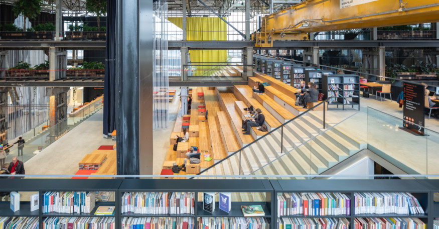 LocHal Library photo by Ossip Architectuurfotografie